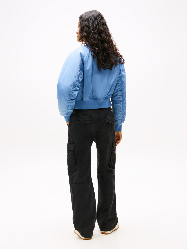 Blue Jacheta Bomber Captusita Impermeabila  Femei