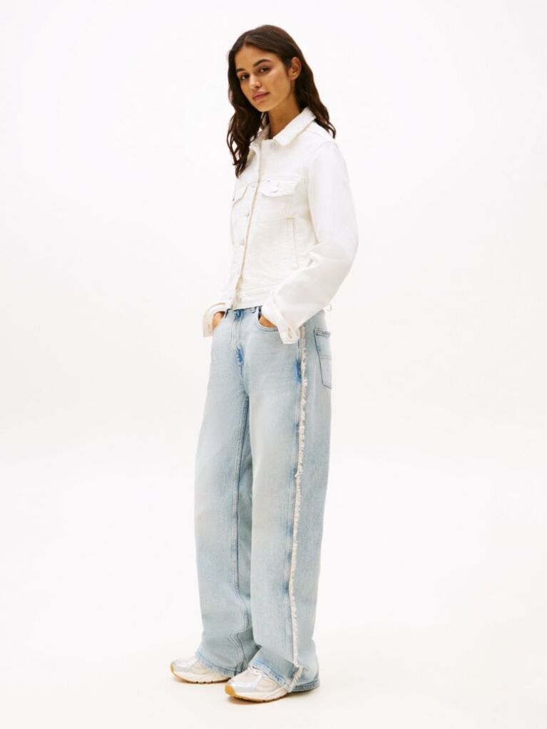 Denim Jacheta De Tip Trucker Din Jeansi Cu Croiala Regulata  Femei