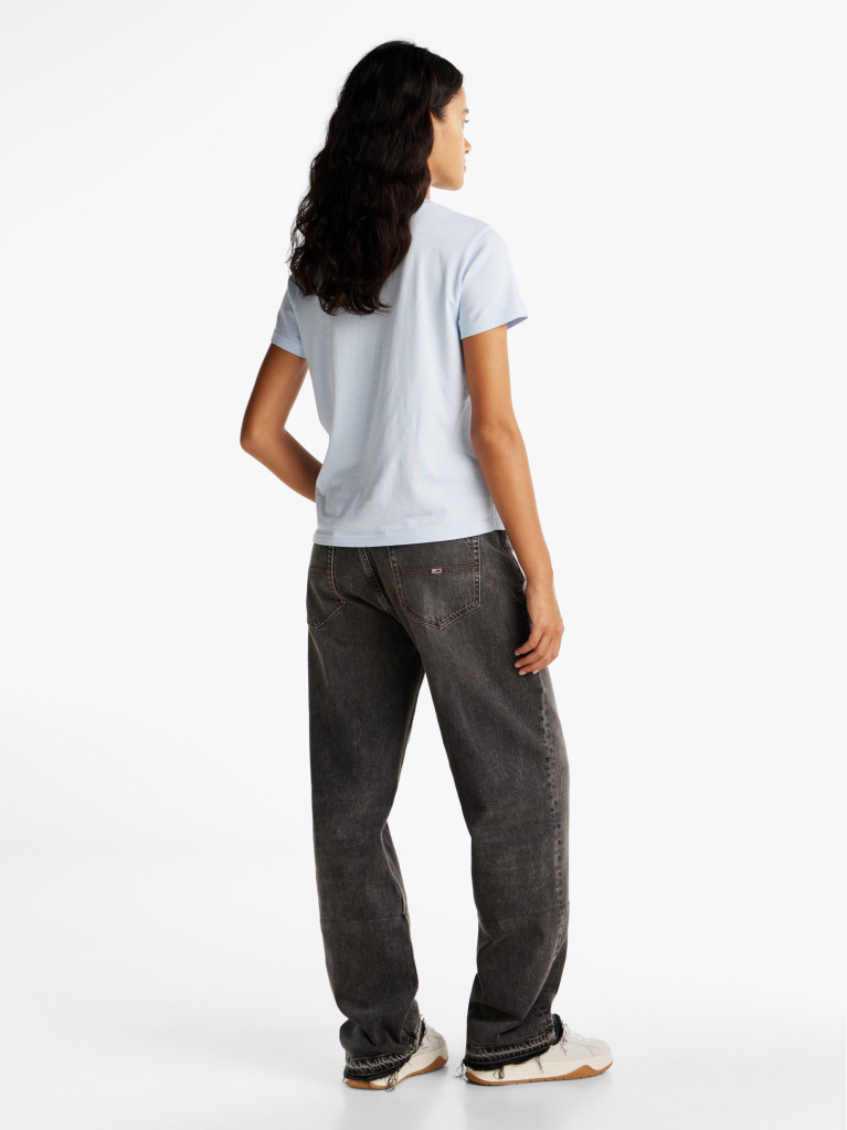 Blue Tricou Cu Logo Floral  Femei