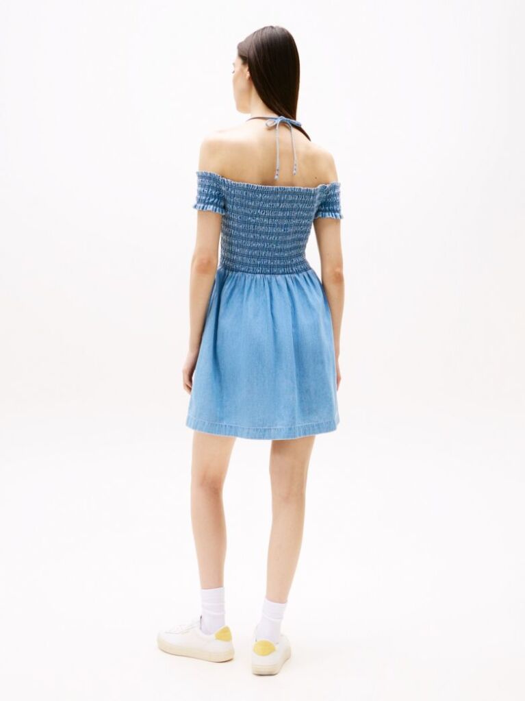 Denim Rochie Mini Chambray Fit-And-Flare  Femei
