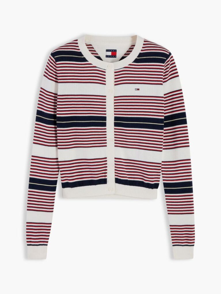 Multi Cardigan Cu Croiala Slim Guler Clasic Si Steag Brodat  Femei