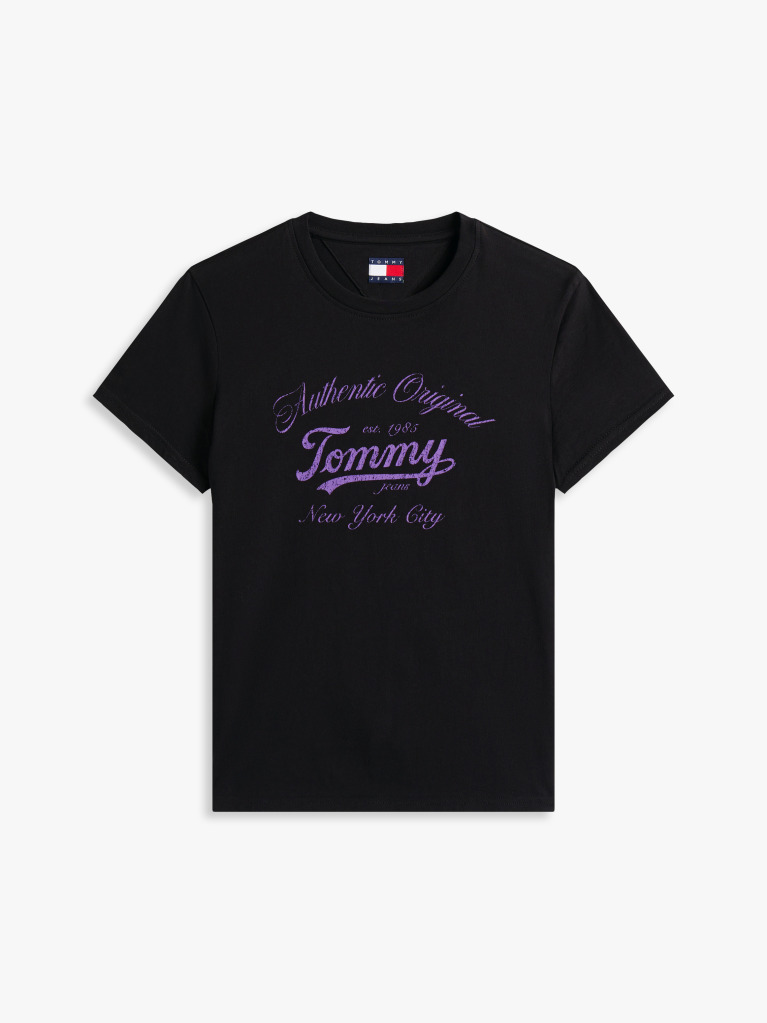 Negru Tricou Regular Essential Cu Logo  Femei