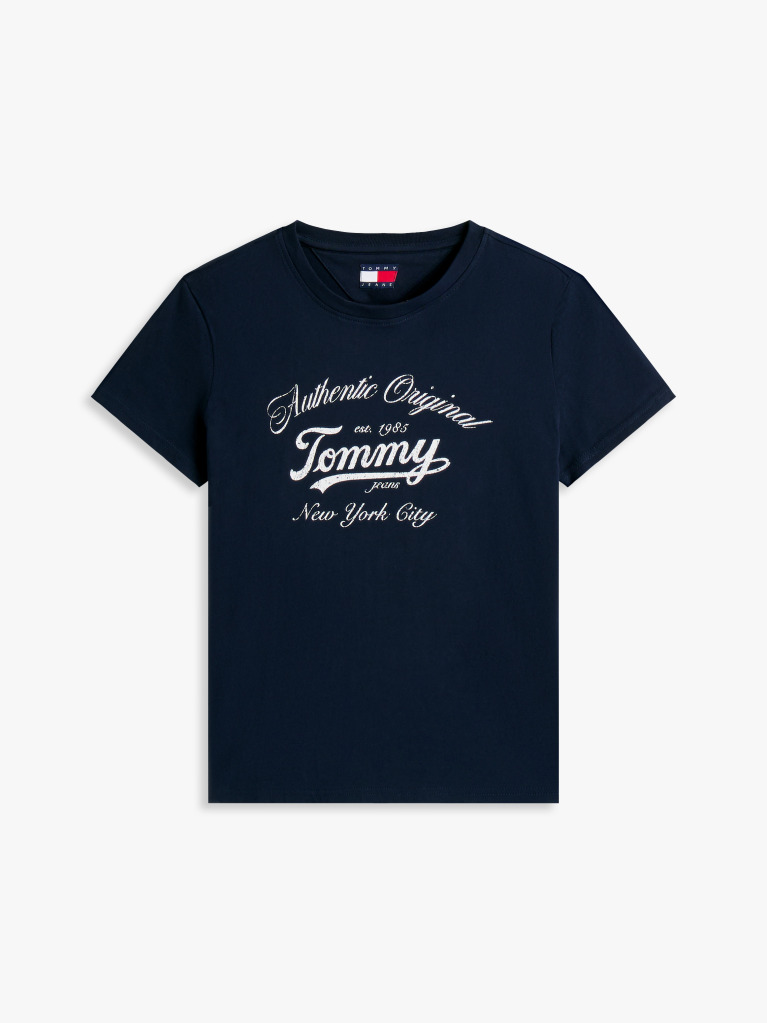 Blue Tricou Regular Essential Cu Logo  Femei