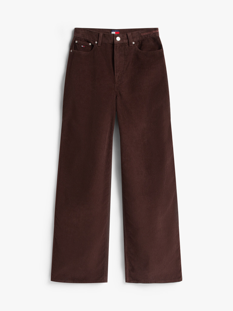 Maro Pantaloni Claire Din Catifea Wide Leg Cu Talie Inalta  Femei