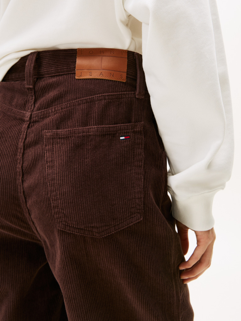 Maro Pantaloni Claire Din Catifea Wide Leg Cu Talie Inalta  Femei