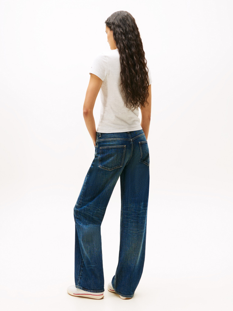 Gri Tricou Slim Cu Print Grafic  Femei