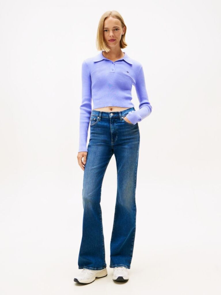 Denim Sylvia High Rise Skinny Flared Jeans  Women