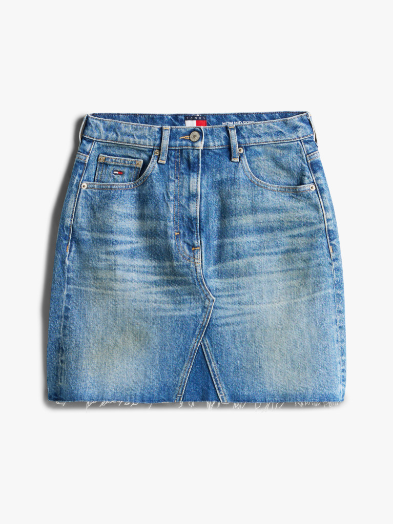 Denim Fusta Mom  Femei