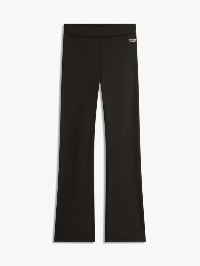 Negru Colanti Slim Cu Talie Inalta Evazati  Femei