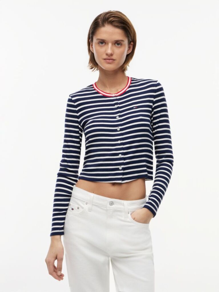 Multi Slim Jersey Cardigan  Women