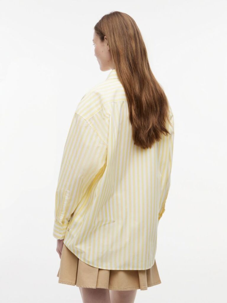 Multi Oversized Fit Poplin Shirt  Women
