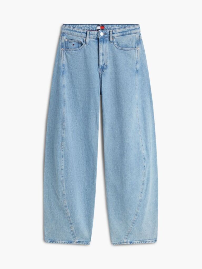 Denim Blugi Cu Talie Medie Croiala Evazata Si Cusaturi  Femei