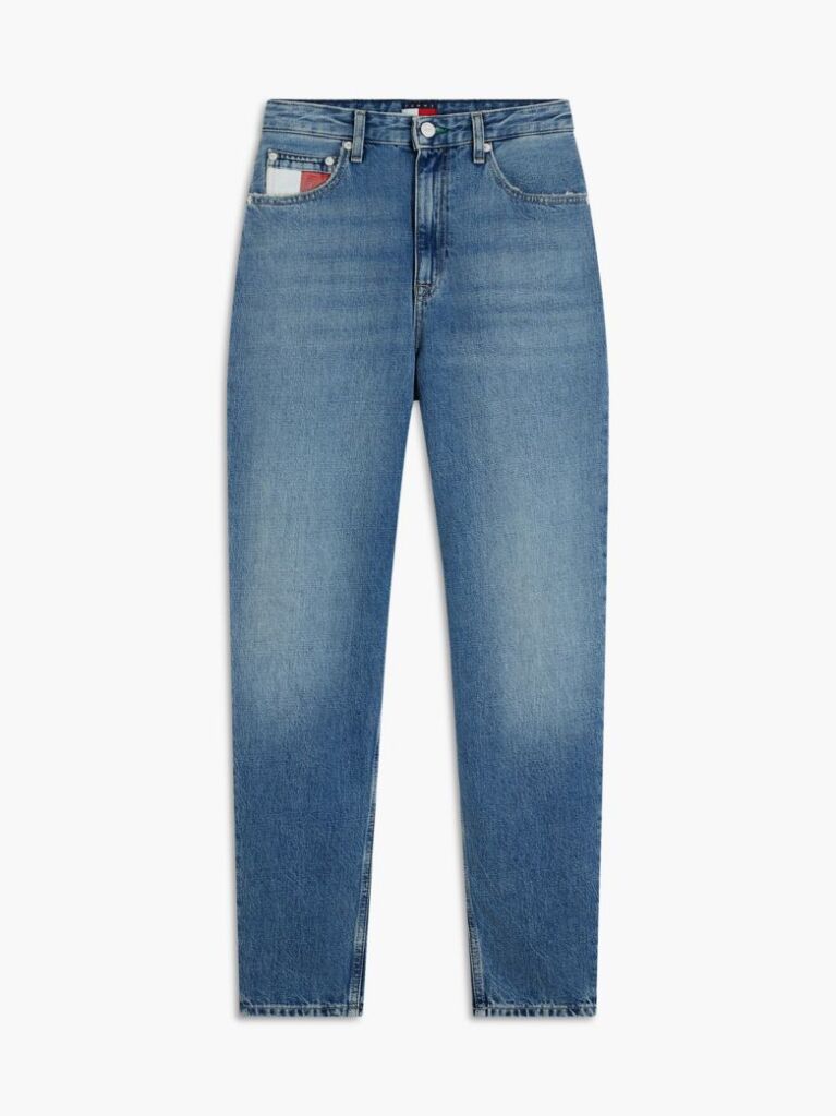 Denim High Rise Tapered Leg Mom Jeans  Women