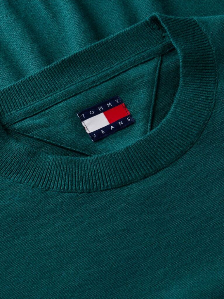 Verde Pulover Cu Guler Clasic Si Croiala Boxy  Femei