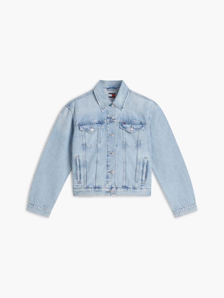 Denim Vintage Relaxed Denim Trucker Jacket  Women
