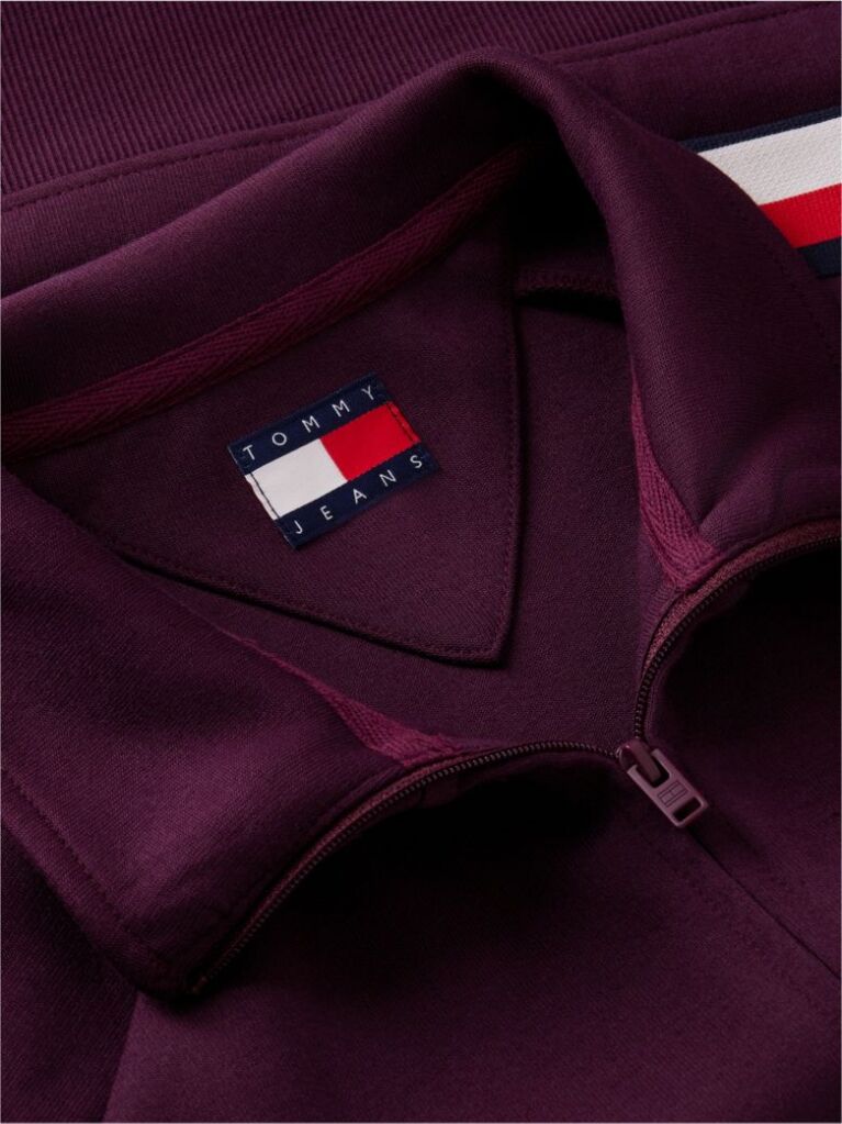 Purple Global Stripe Crest Track Jacket  Women