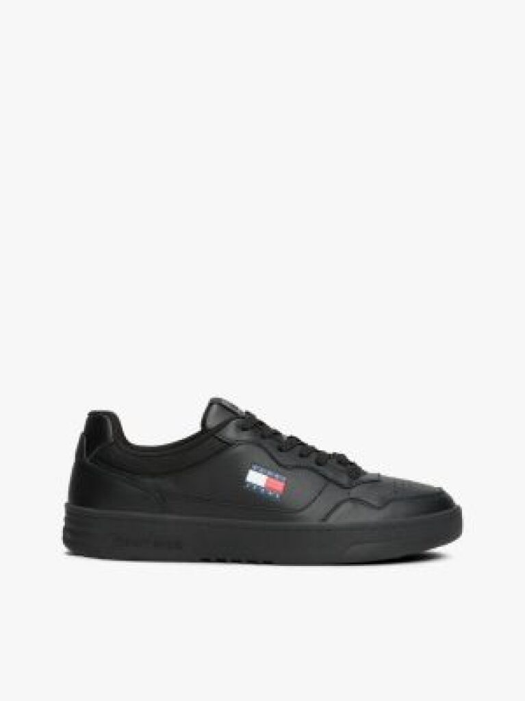 Negru Pantofi Sport Din Piele Colour-Blocked  Barbati