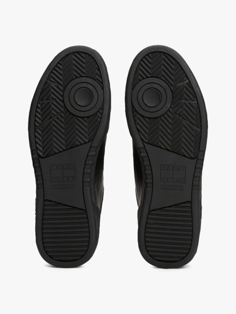 Negru Pantofi Sport Din Piele Colour-Blocked  Barbati