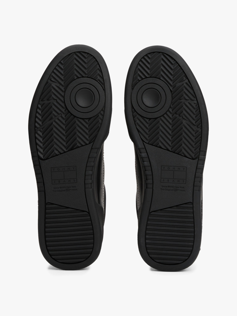 Negru Pantofi Sport Din Piele Colour-Blocked  Barbati