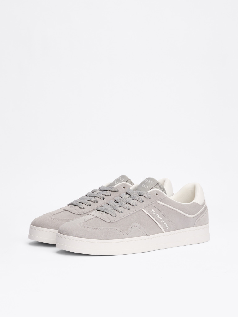 Gri Pantofi Sport Greenwich Din Piele Intoarsa  Barbati