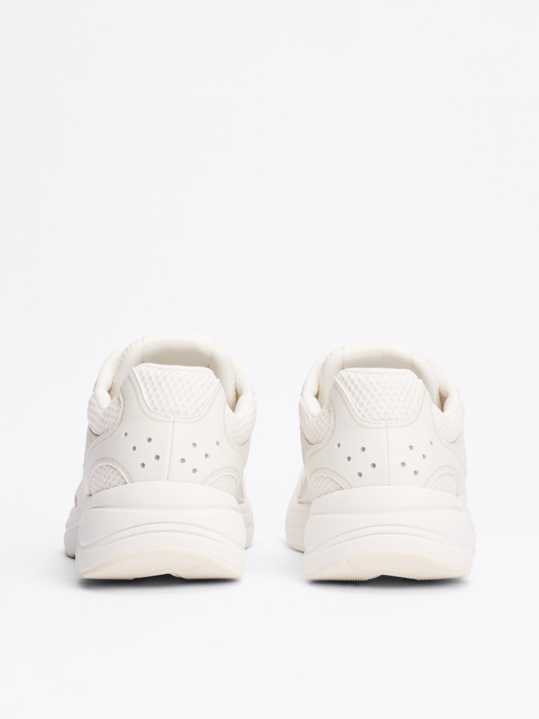 Bej Pantofi Sport In Textura Mixta Colour-Blocked  Barbati
