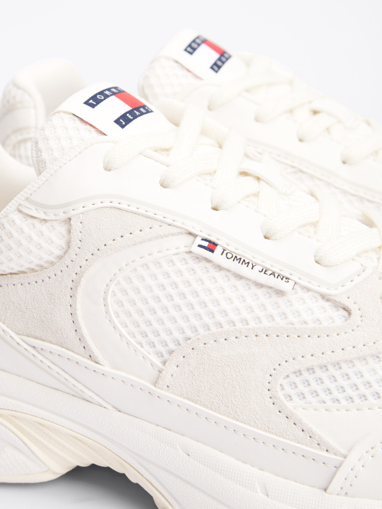 Bej Pantofi Sport In Textura Mixta Colour-Blocked  Barbati