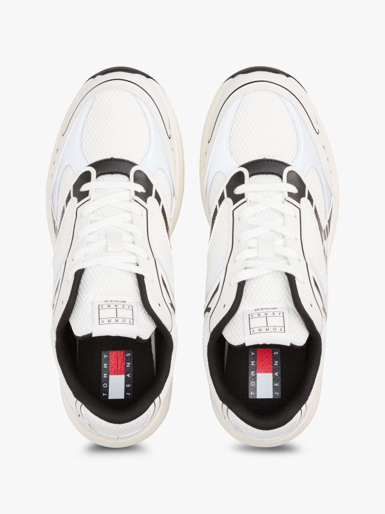 Black Mixed Texture Archive Runners  Men