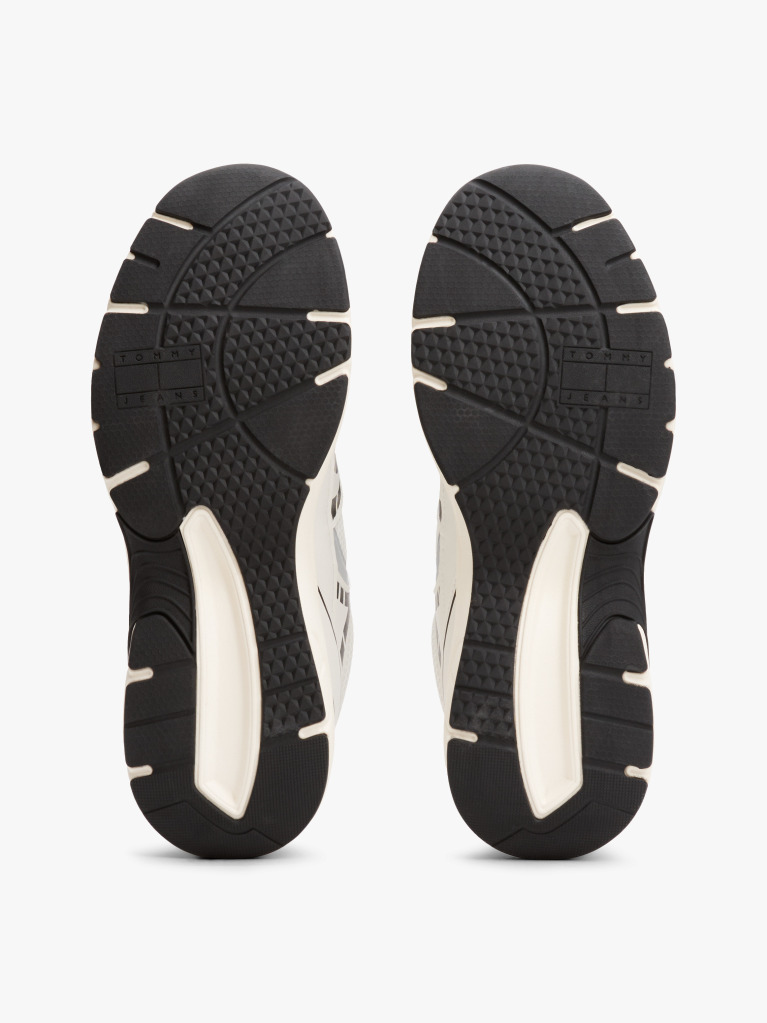Black Mixed Texture Archive Runners  Men