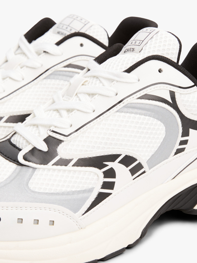 Black Mixed Texture Archive Runners  Men