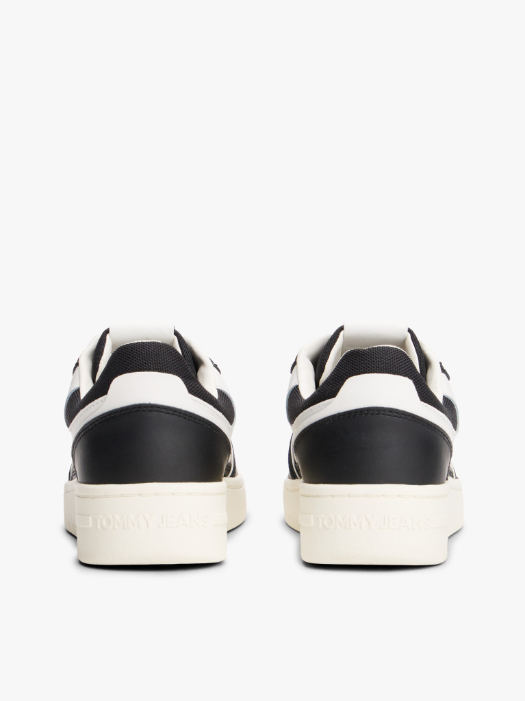 Black Retro Basket Sneakers  Men