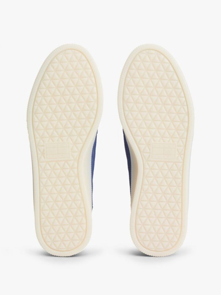 Blue The Greenwich Metallic Logo Suede Trainers  Men