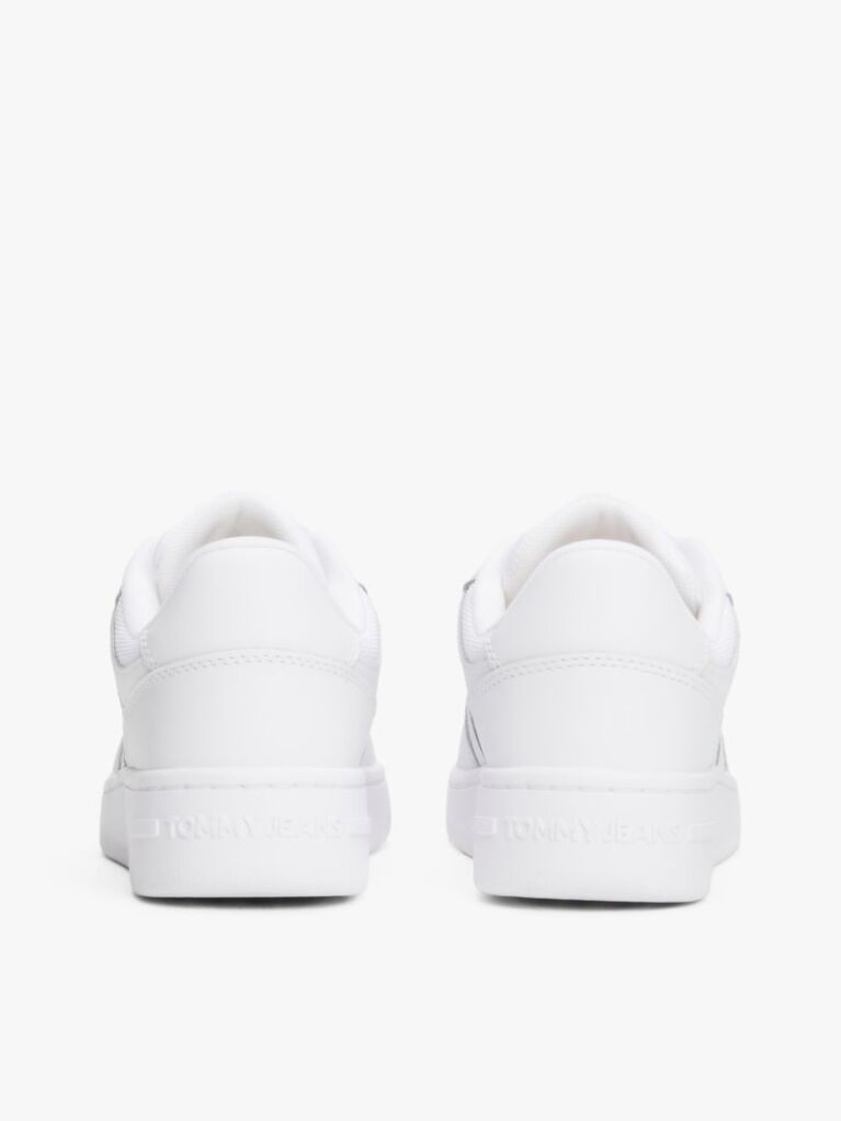 Alb Pantofi Sport Retro Essential Din Piele Cu Talpa Groasa   Femei