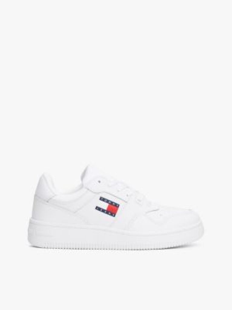 Alb Pantofi Sport Retro Essential Din Piele Cu Talpa Groasa   Femei