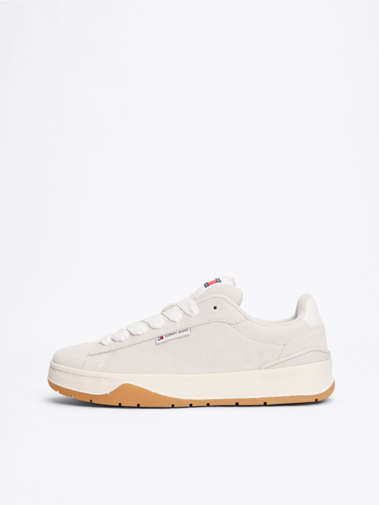 Grey Suede Lace-Up Trainers  Women