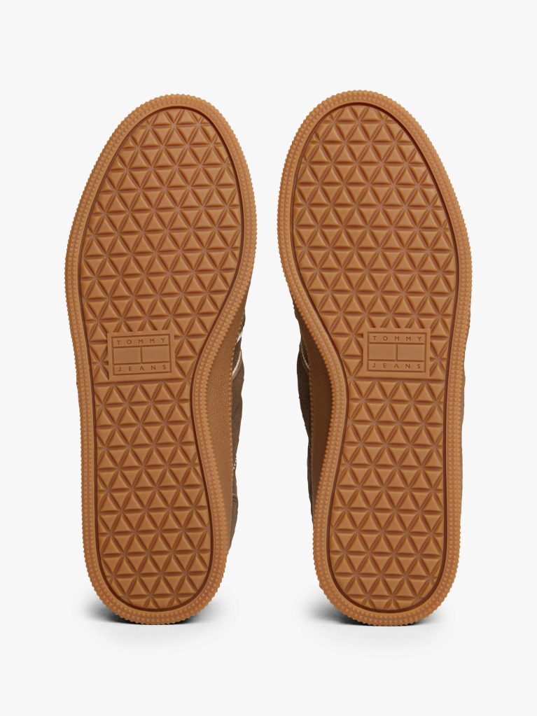 Maro Sneakers Greenwich Din Piele Intoarsa Cu Texturi Mixte  Femei