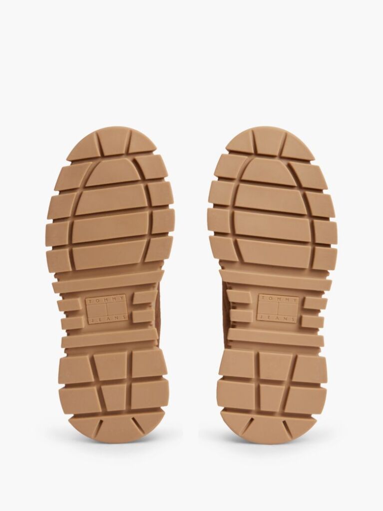 Khaki Adidasi Warm Lined Cu Platforma Din Suede  Femei