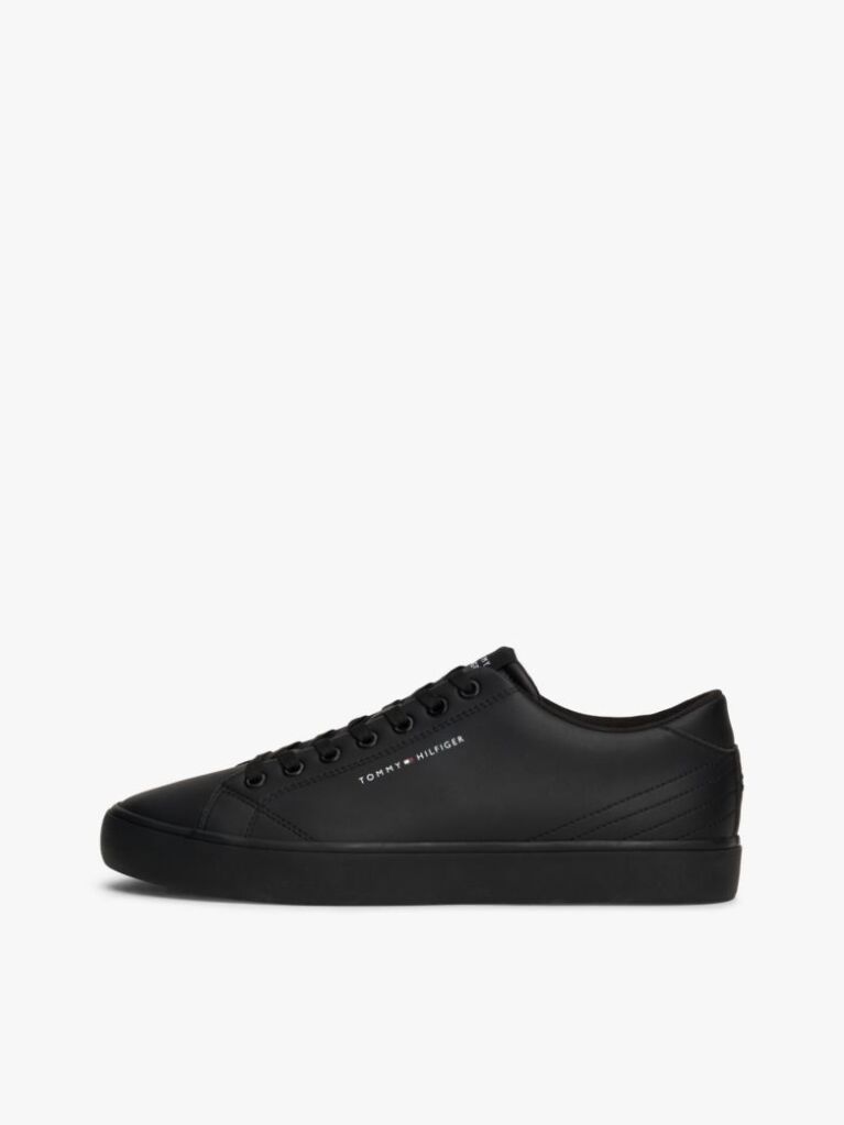 Negru Pantofi Sport Cu Cusaturi Texturate Si Logo Esential  Barbati