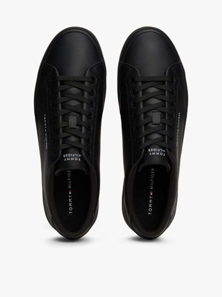 Negru Pantofi Sport Cu Cusaturi Texturate Si Logo Esential  Barbati