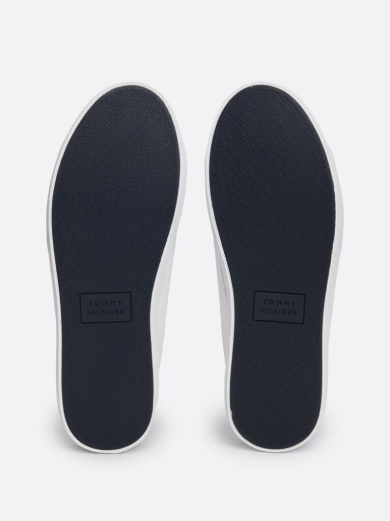 Alb Pantofi Sport Cu Cusaturi Texturate Si Logo Esential  Barbati