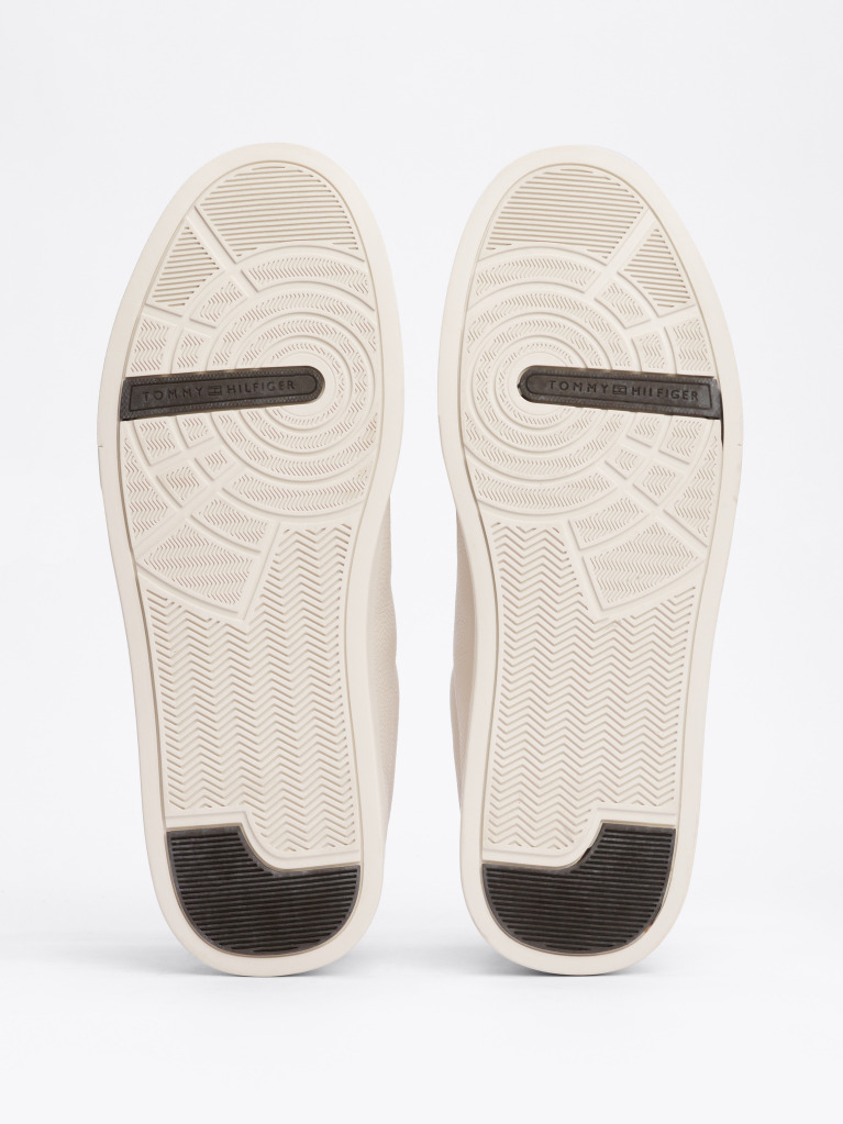 Bej Pantofi Sport Din Piele Texturata  Barbati