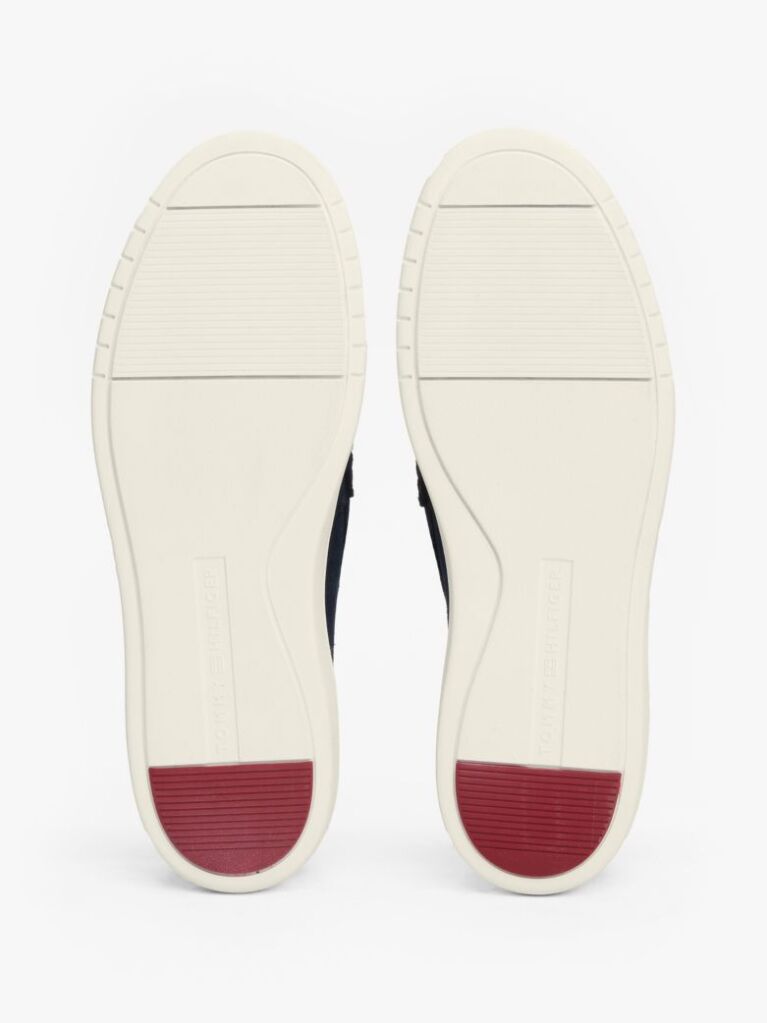 Blue Signature Slip-On Suede Loafers  Men