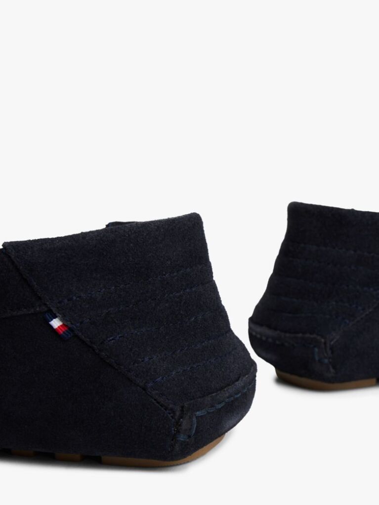 Blue Pantofi Din Piele Intoarsa Cu Talpa Cleat  Barbati