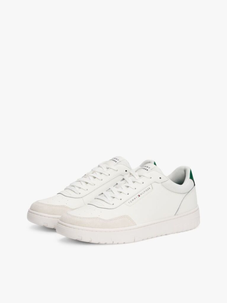 Bej Pantofi Sport De Baschet Cu Texturi Mixte  Barbati