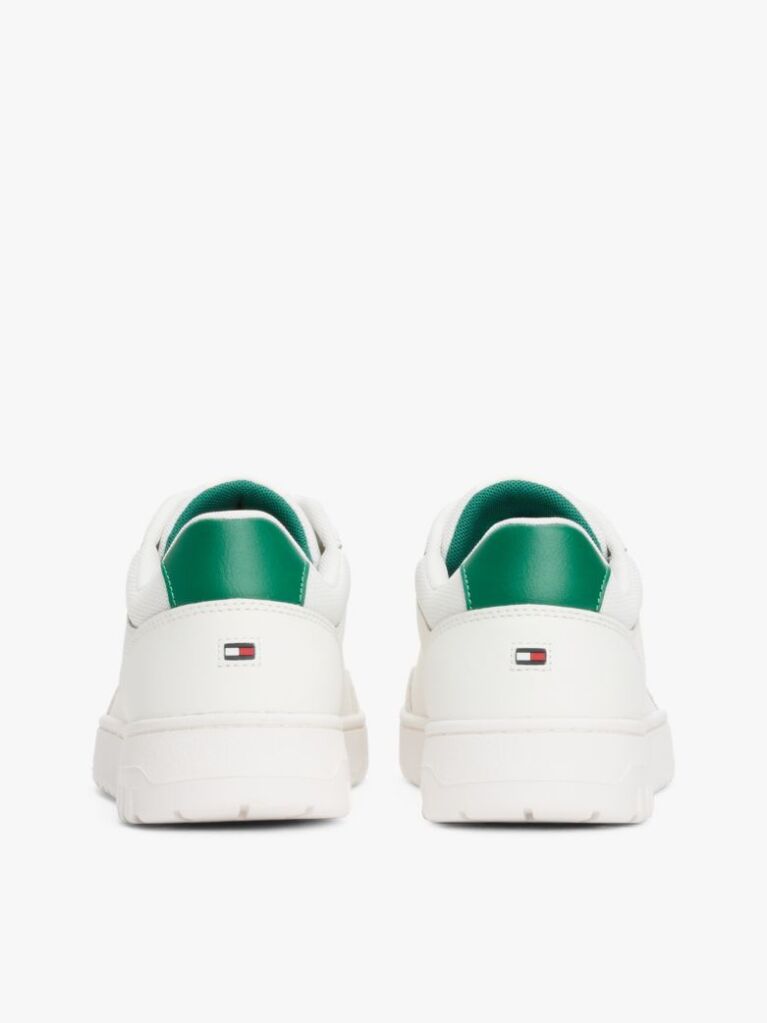 Bej Pantofi Sport De Baschet Cu Texturi Mixte  Barbati