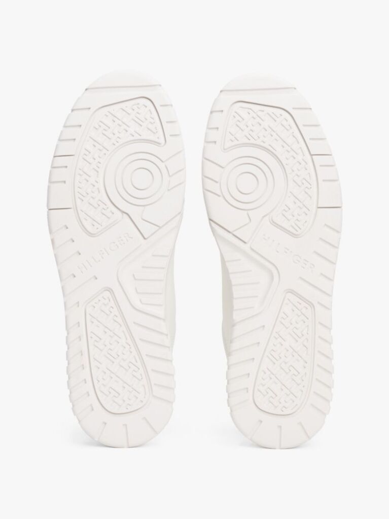 Bej Pantofi Sport De Baschet Cu Texturi Mixte  Barbati