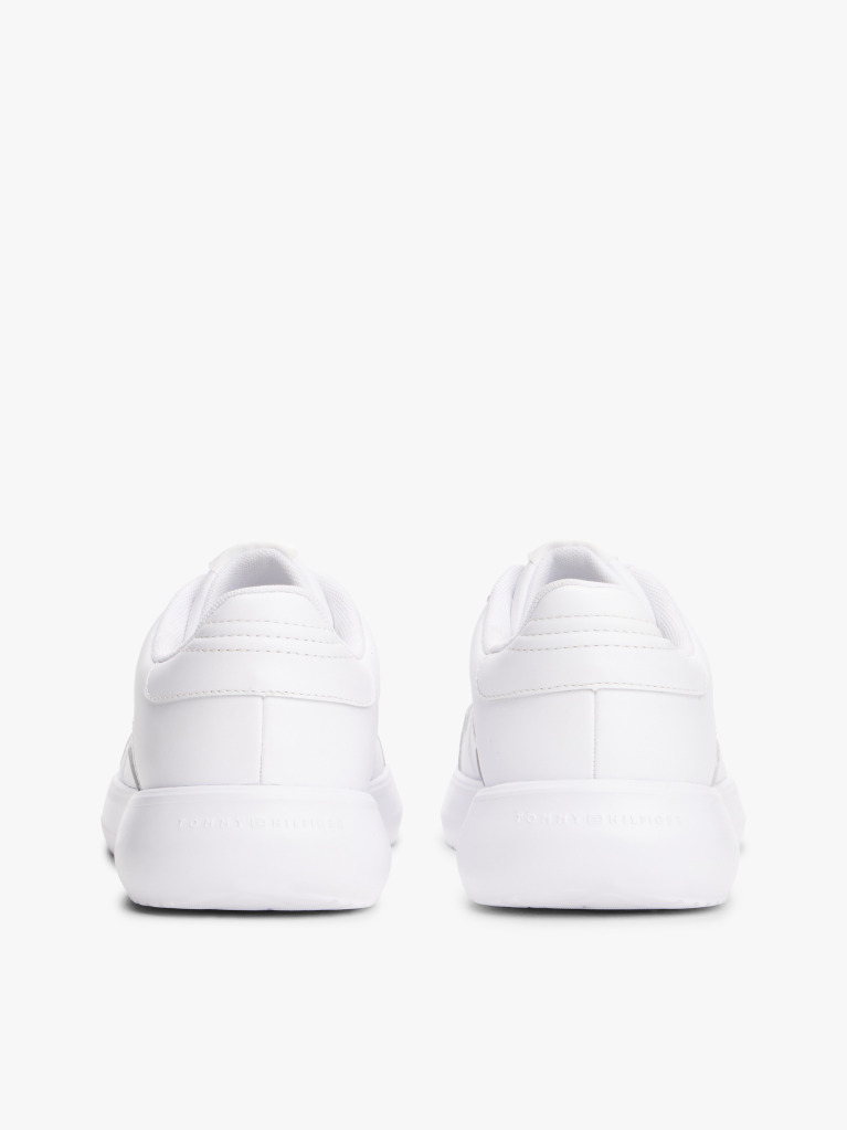 Alb Sneakers Din Piele Usori  Barbati