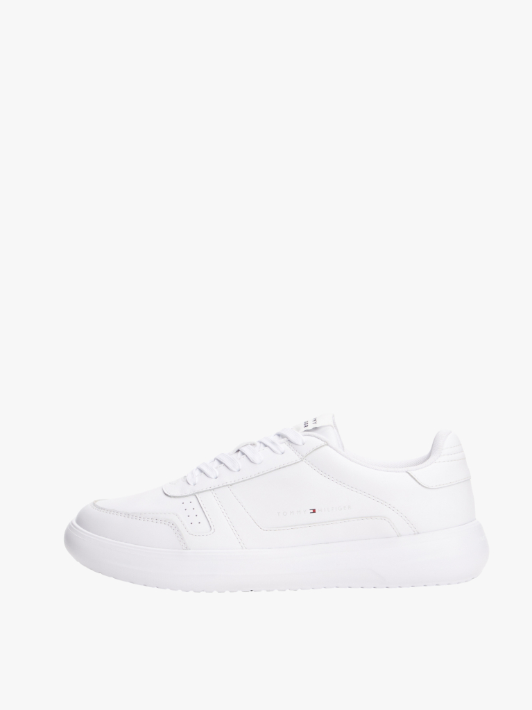 Alb Sneakers Din Piele Usori  Barbati