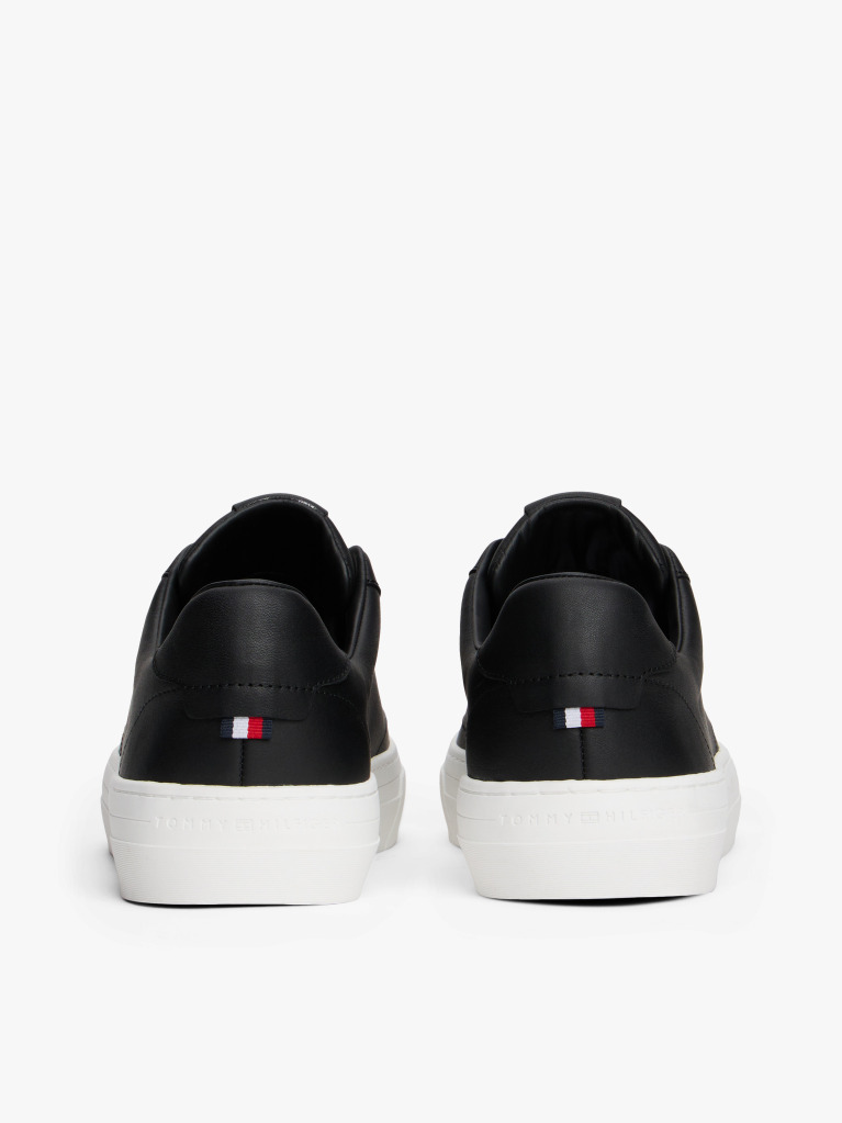 Negru Sneakers Cu Talpa Din Piele  Barbati