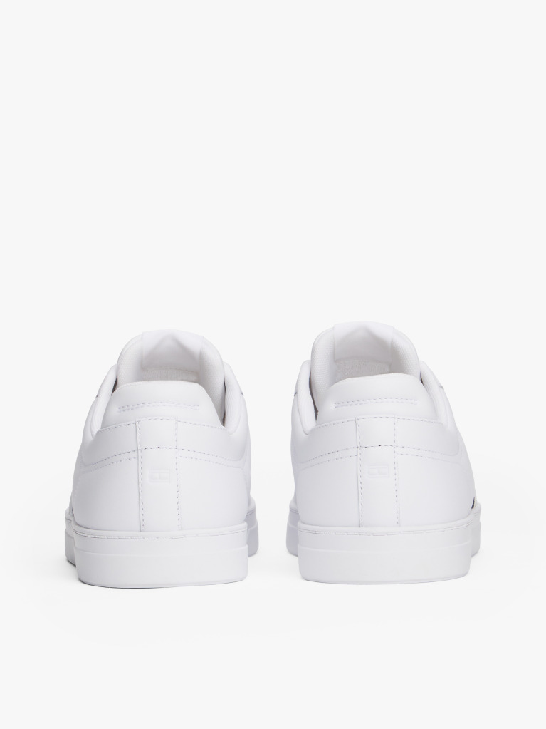 Alb Sneakers Court Icon Cu Banda Signature  Barbati