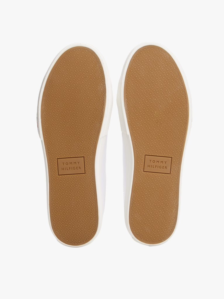 Alb Signature Sneakers Din Piele  Barbati